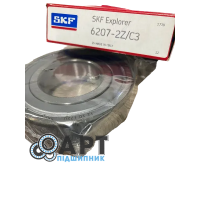 6207-2Z/C3 SKF Підшипник однорядний кульковий