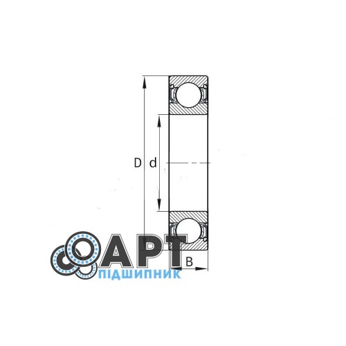 6305-C3 SKF ORIGINAL JOHN DEERE Підшипник однорядний кульковий