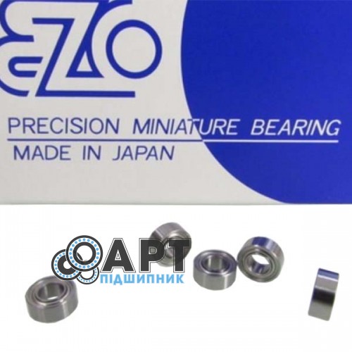 MR63 ZZ EZO Підшипник однорядний кульковий