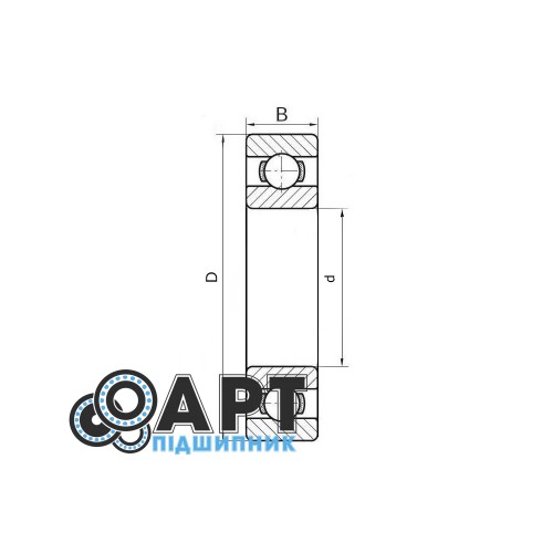 6210 HARP Підшипник