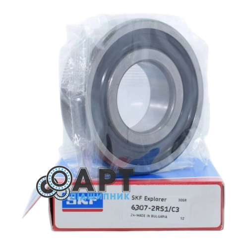 6307-2RS1/C3 SKF Підшипник однорядний кульковий