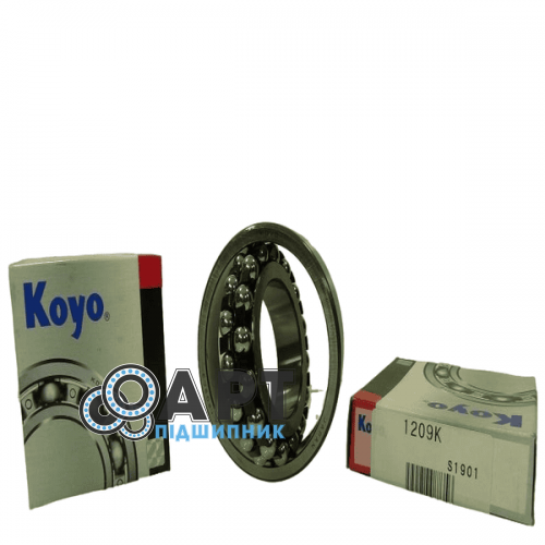 1209 K JTEKT (Koyo) Підшипник дворядний кульковий
