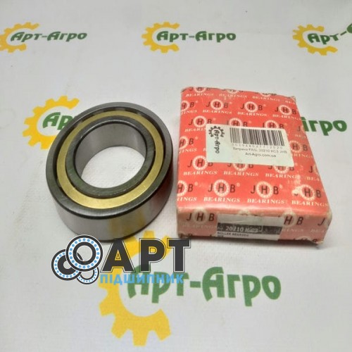 20210 KC3 JHB Підшипник однорядний роликовий з конусним внутрішнім кільцем (латунний сепаратор)
