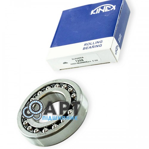 1208 KINEX Підшипник дворядний кульковий