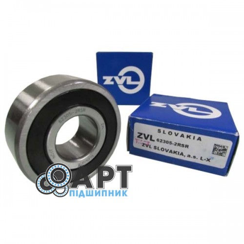 62305-2RS ZVL Підшипник однорядний кульковий