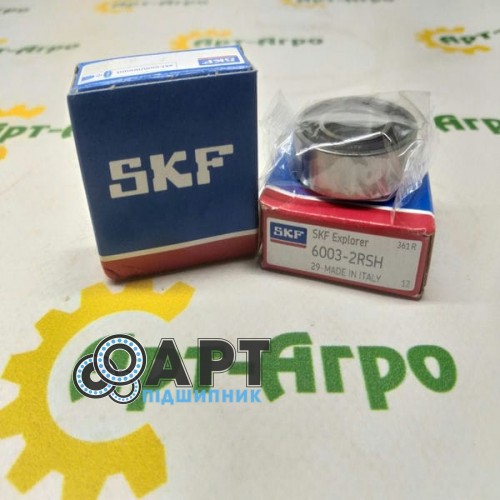 6003-2RSH SKF Підшипник однорядний кульковий