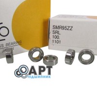 MR95 ZZ EZO Підшипник однорядний кульковий