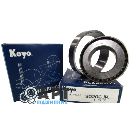 30206 JR KOYO Підшипник роликовий конічний