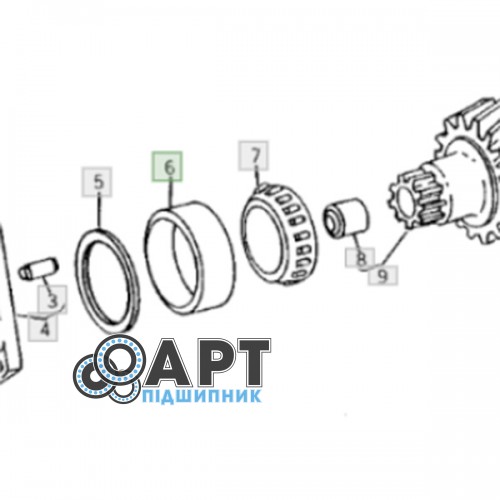 33462 KOYO ORIGINAL Обойма підшипника зовнішня