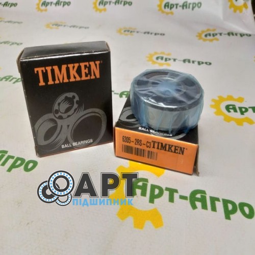 6305-2RS-C3 TIMKEN Підшипник однорядний кульковий