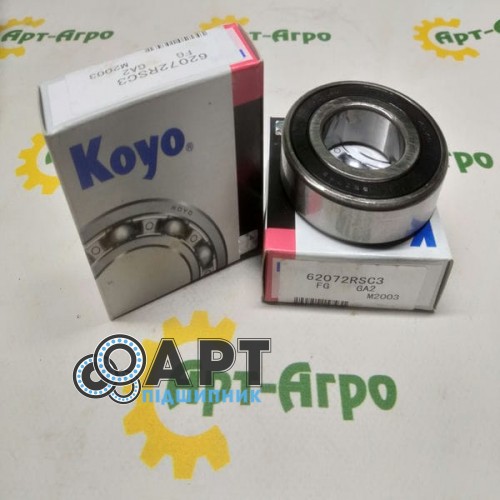 6207 2RSC3 KOYO Підшипник однорядний кульковий