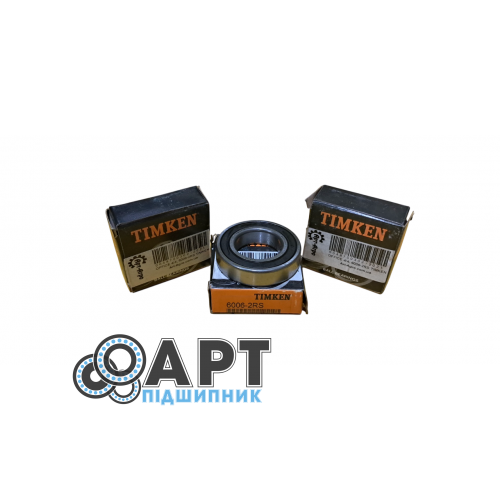 6006-2RS TIMKEN Підшипник однорядний кульковий